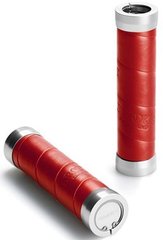 Slender Leather Grips Red