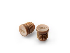 Rubber Bar End Plugs Natural