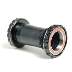 Threaded to 30mm Angular Contact BB - Black