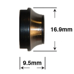 Deore Right Rear Cone 16.9mm x 9.5mm