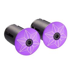 Handlebar Plugs Neon Purple