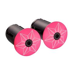 Handlebar Plugs Neon Pink