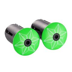 Handlebar Plugs Neon Green